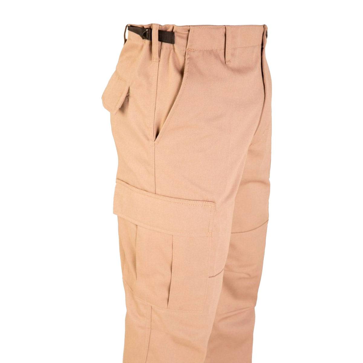 Pantalón Táctico Cargo Trabajo Hombre Caqui Lateral