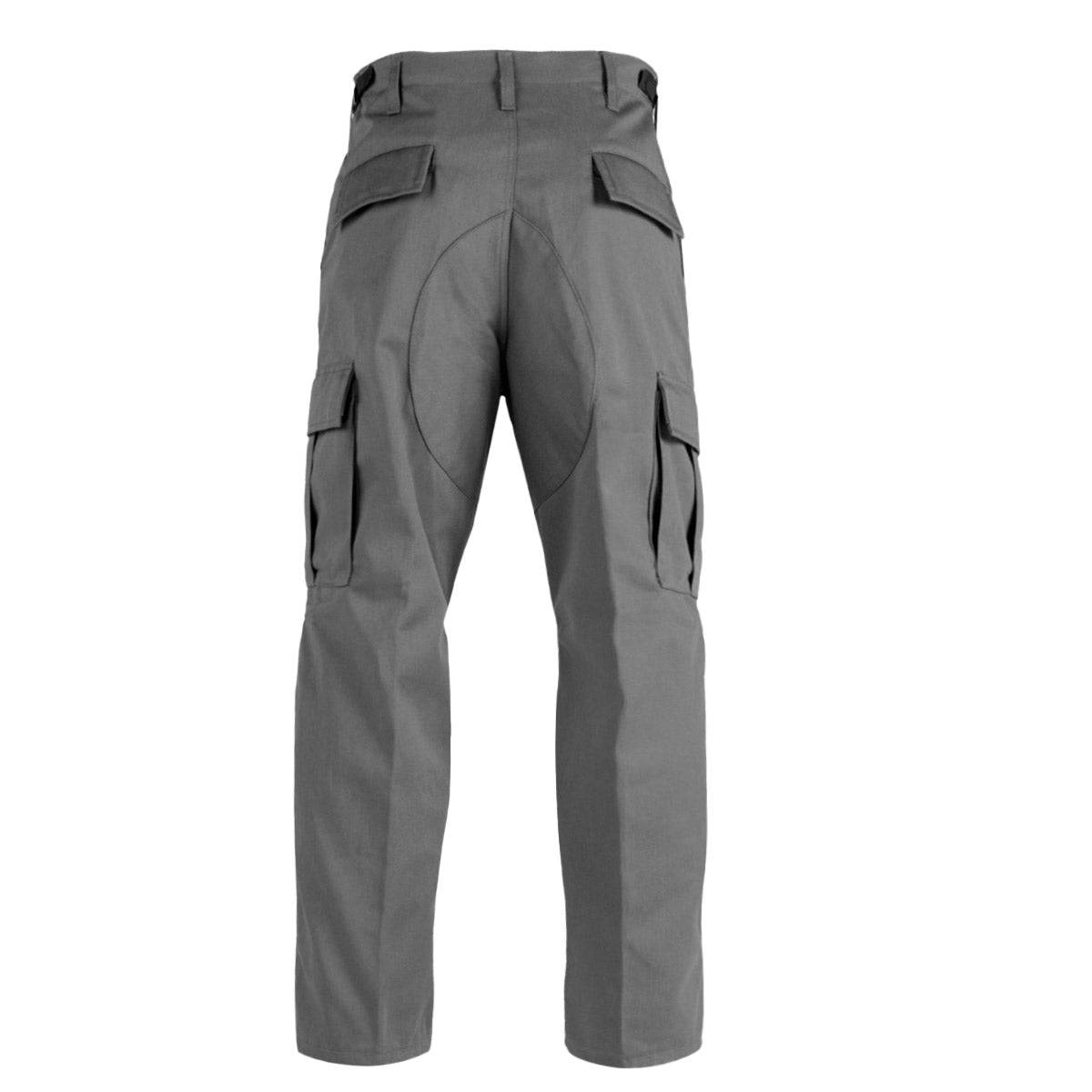 Pantalón Táctico Cargo Trabajo Hombre Gris detrás