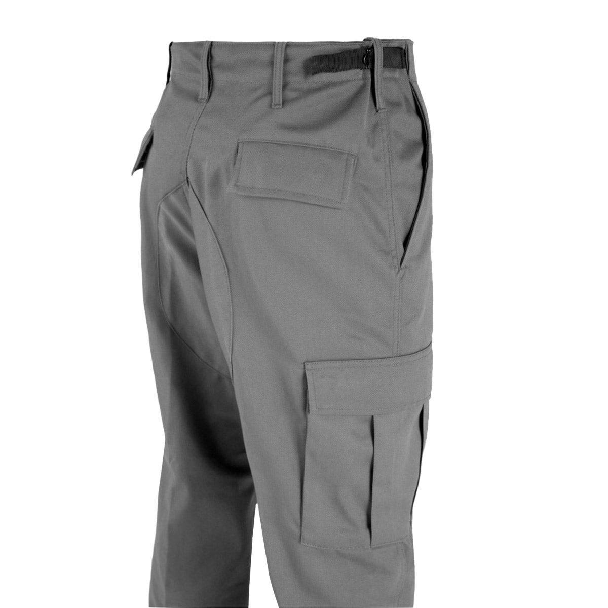 Pantalón Táctico Cargo Trabajo Hombre Gris lateral