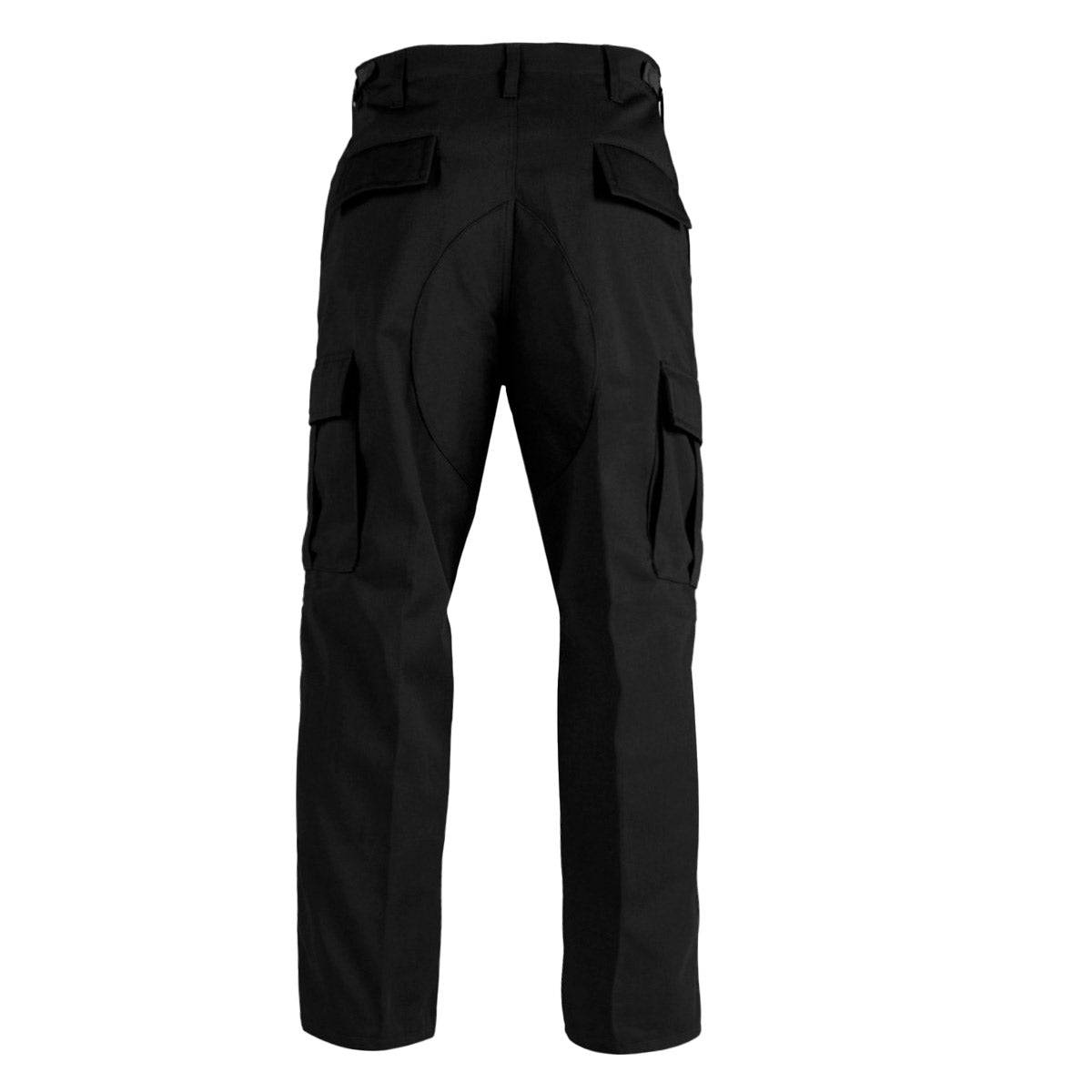 Pantalón Táctico Cargo Trabajo Hombre Negro detras