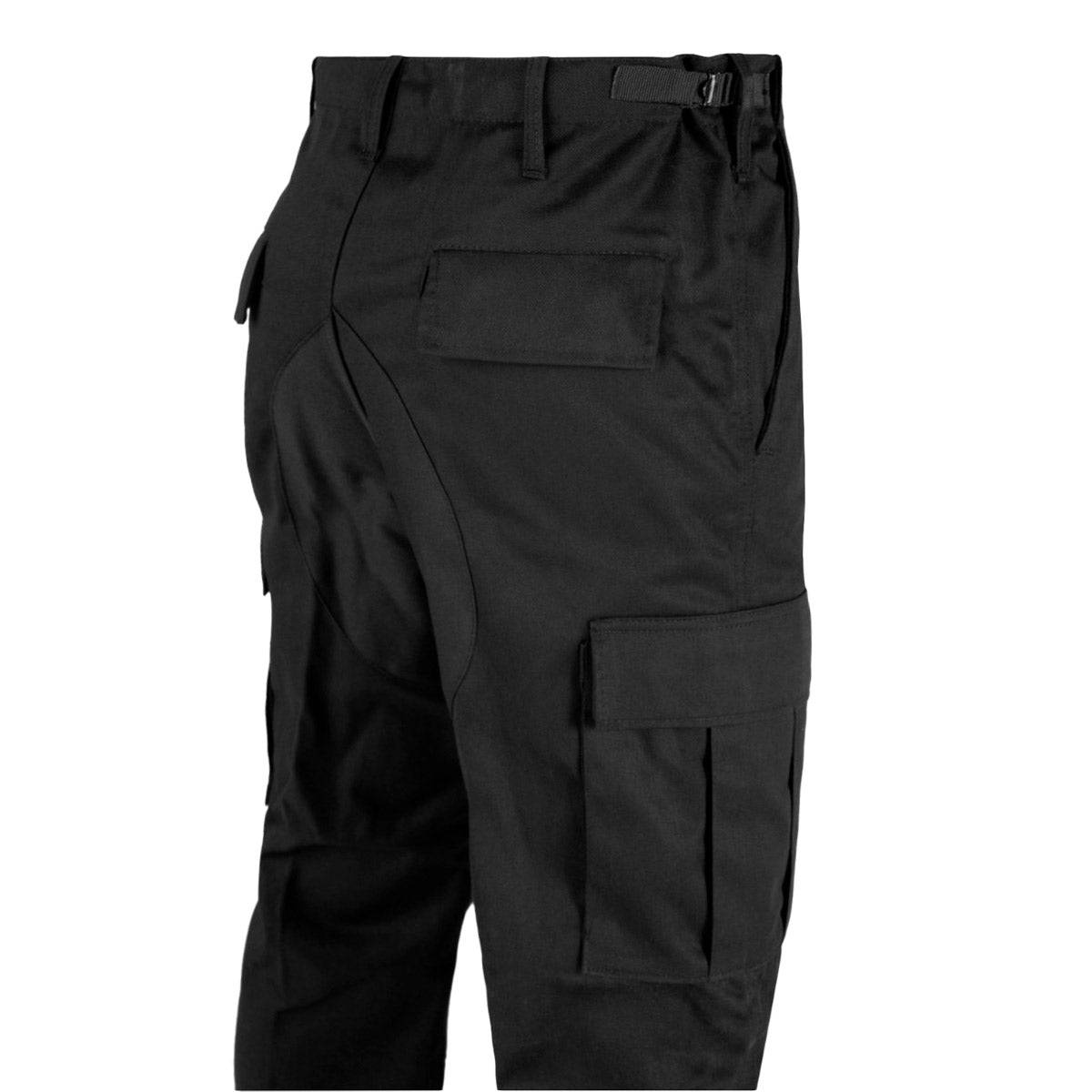 Pantalón Táctico Cargo Trabajo Hombre lateral negro