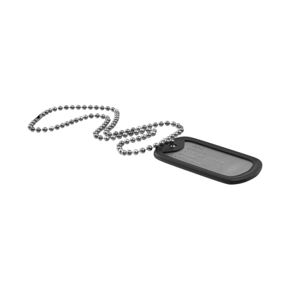 Par de Placas De Identificacion Personalizadas Militar Dog Tag Steel EEUU Army