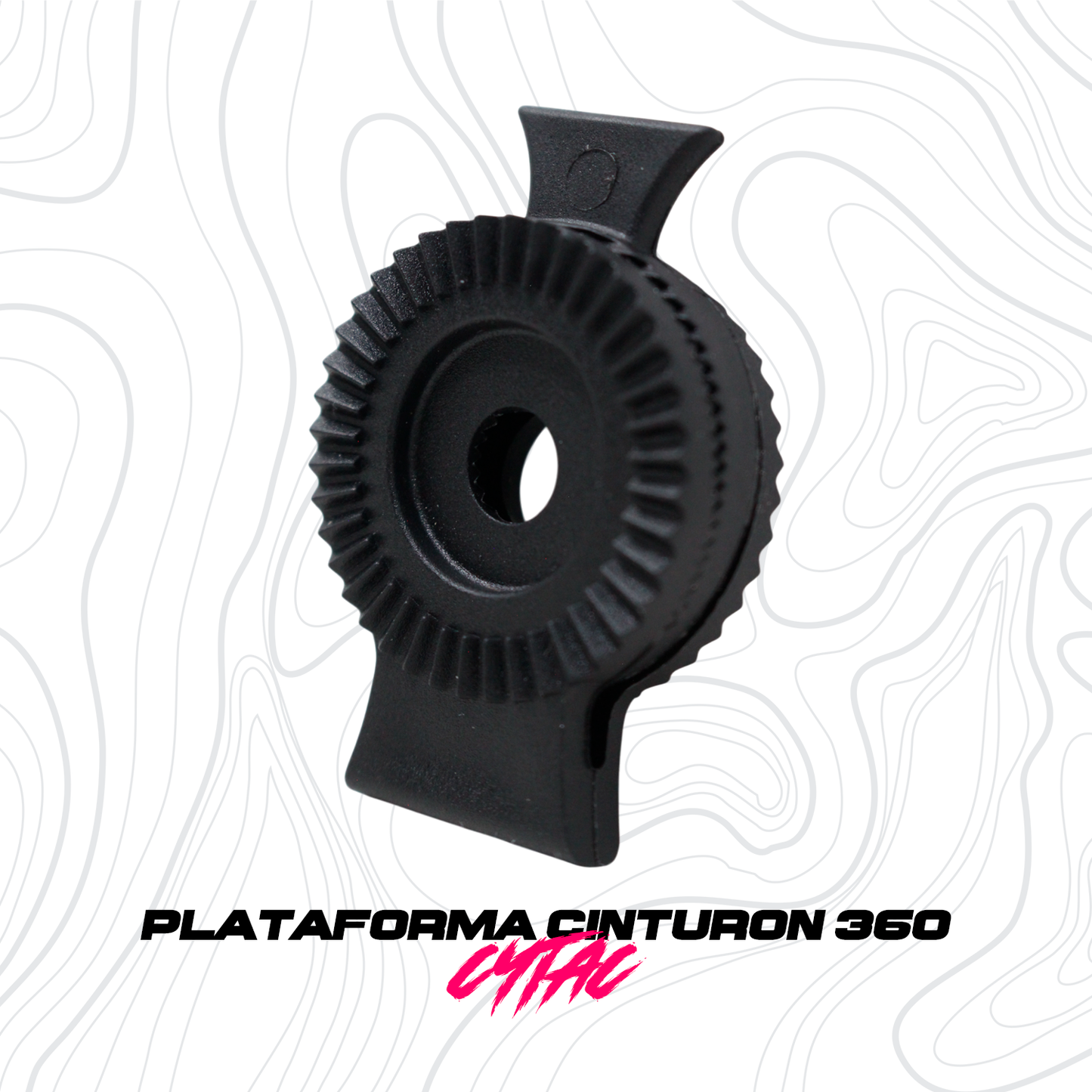 Ajuste Plataforma Cinturon Soporte Bajo Giratorio 360 CYTAC