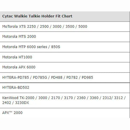 Soporte para Radio Porta Walkie Talkie Cytac