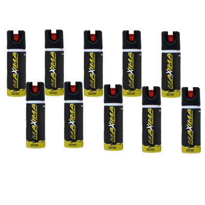 Paquete de 10 Gas Pimienta de 90 g Maxima