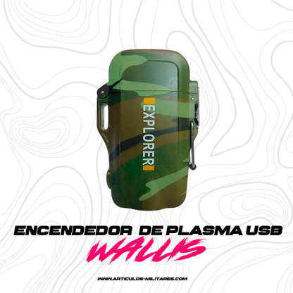 Encendedor Plasma Usb Con Linterna Wallis Wallis