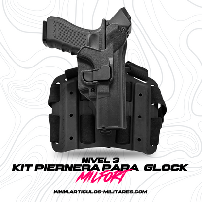 Kit Piernera Táctica Nivel 3 Para Glock Milfort