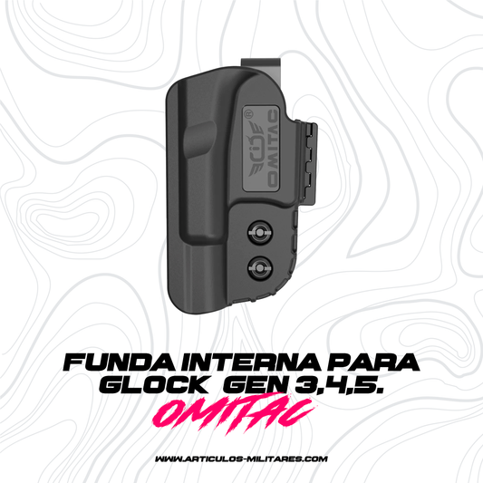 Funda Interna para Glock 17, 19, 22, 23, 26, 31, 32 Gen3, Gen4 y Gen5