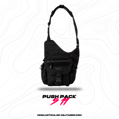 Mochila 5.11 Push Pack Bolsa Táctico Bandolera Pechera Negro 5.11 Tactical