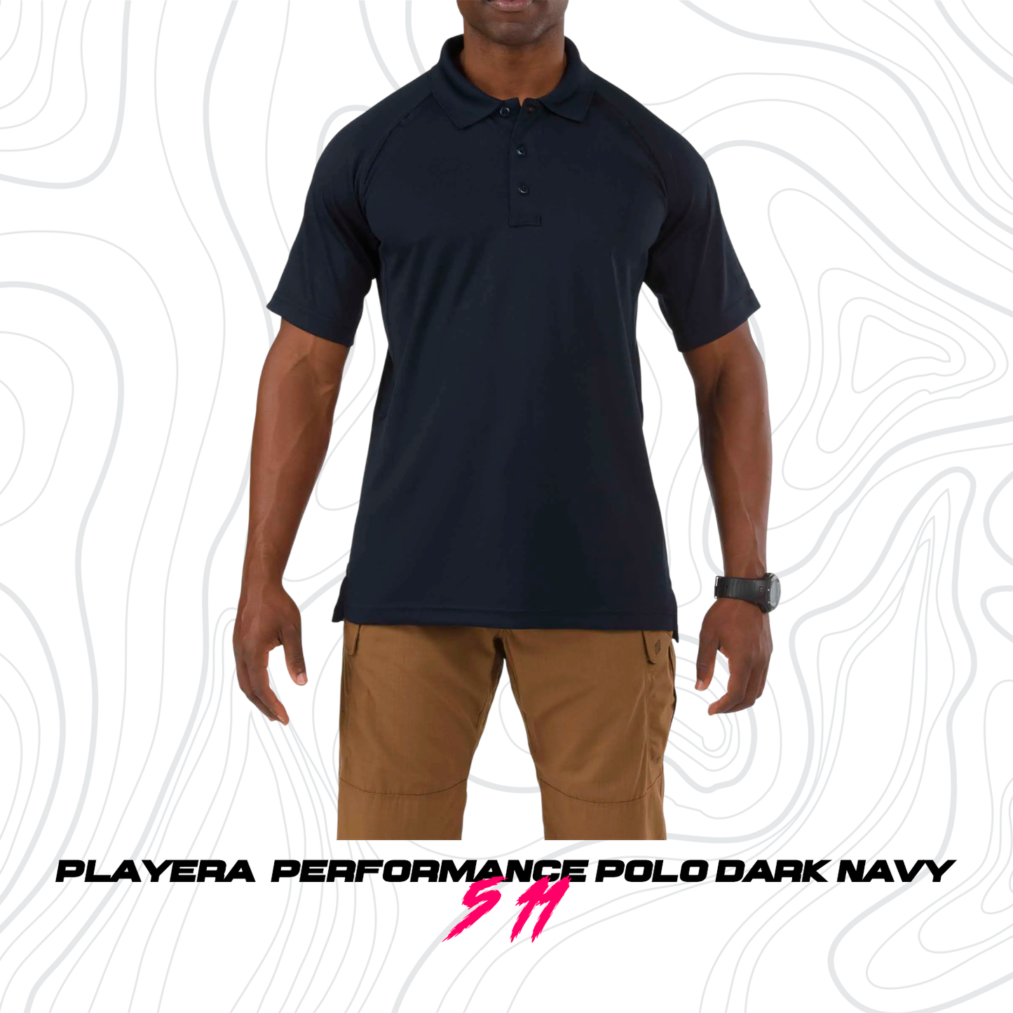 Playera Polo Performance Manga Corta 5.11