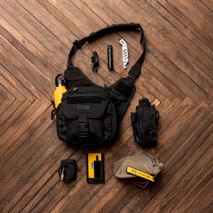 Mochila 5.11 Push Pack Bolsa Táctico Bandolera Pechera Negro 5.11 Tactical