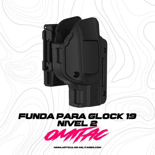 Funda para Glock 19 Clip de Cinturon 360° Omitac