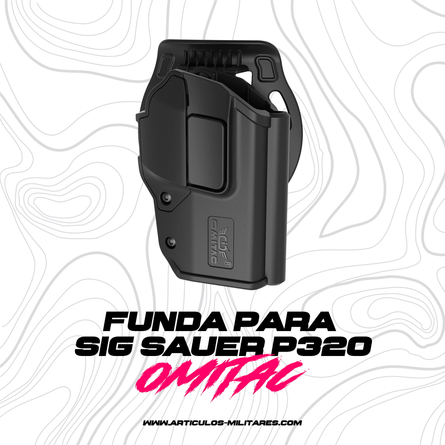 Funda para Pistola Sig Sauer P320 Ajuste Paleta Omitac