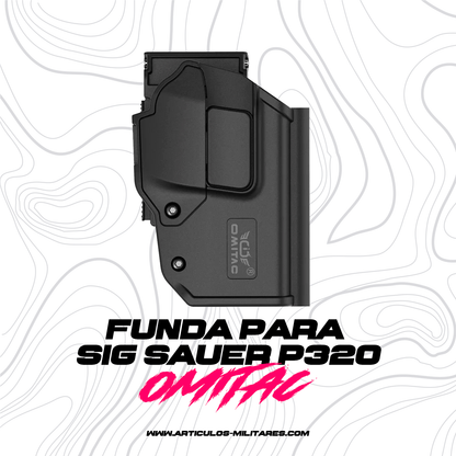 Funda para Pistola Sig Sauer P320 Clip de Cinturón 360° Omitac