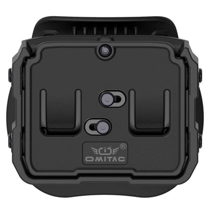 Se muestra Porta Cargador Doble Omitac en posición frontal, destacando su diseño compacto y funcional.