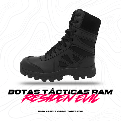 Botas Tacticas Militares Modelo Ram Negro