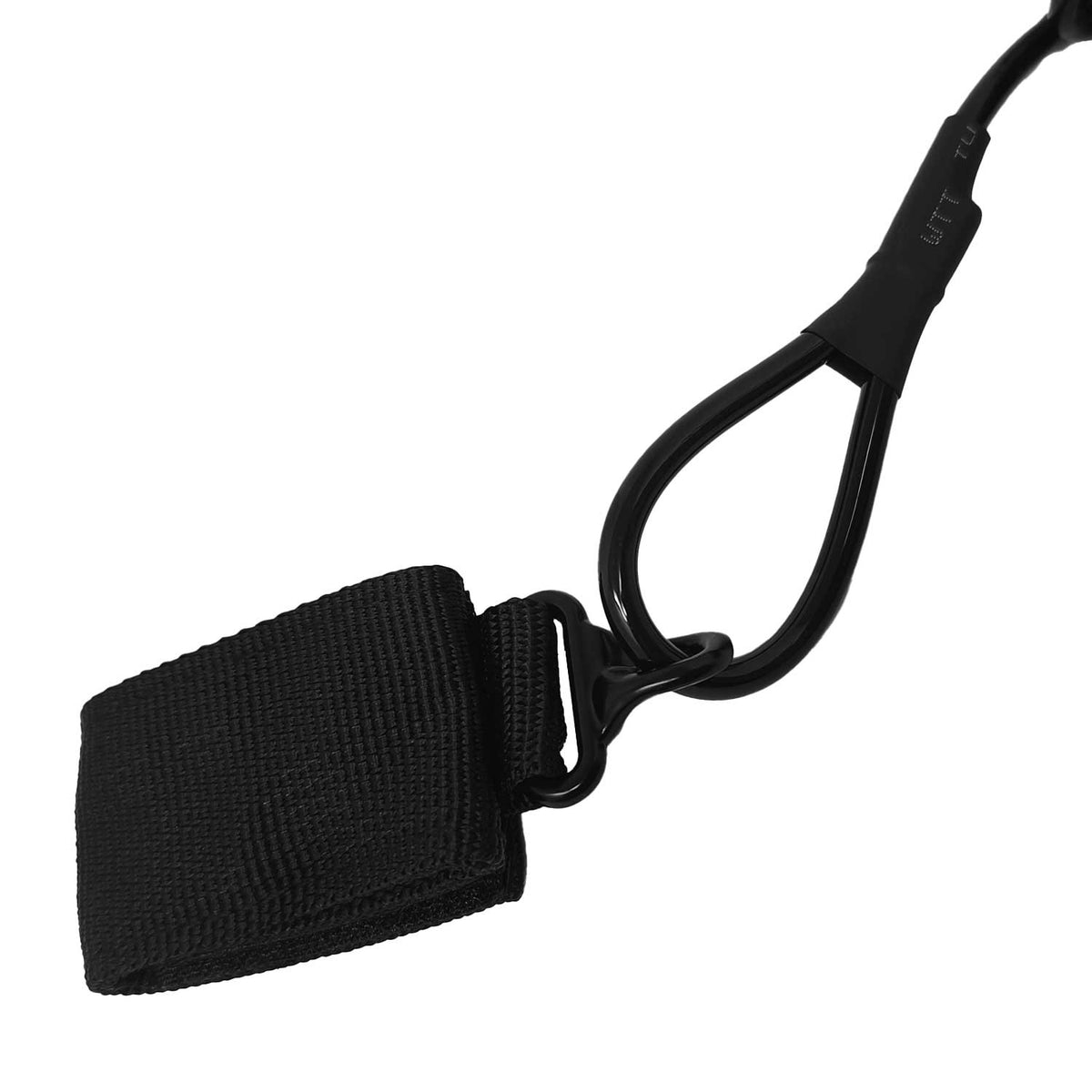 RECUPERADOR DE PISTOLA OMITAC fotografía donde se muestra la correa de nylon utilizada para sujetarlo al cinturón.