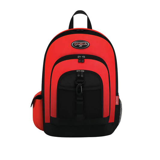 Mochila Escolar East West Con Gancho Porta Llavero Y Botella