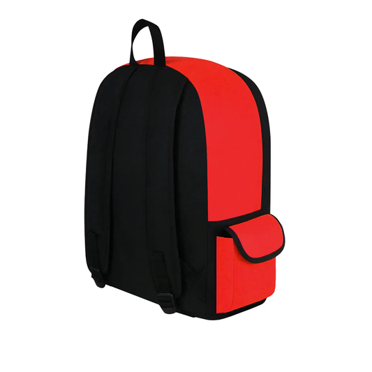 Mochila Escolar East West Con Gancho Porta Llavero Y Botella