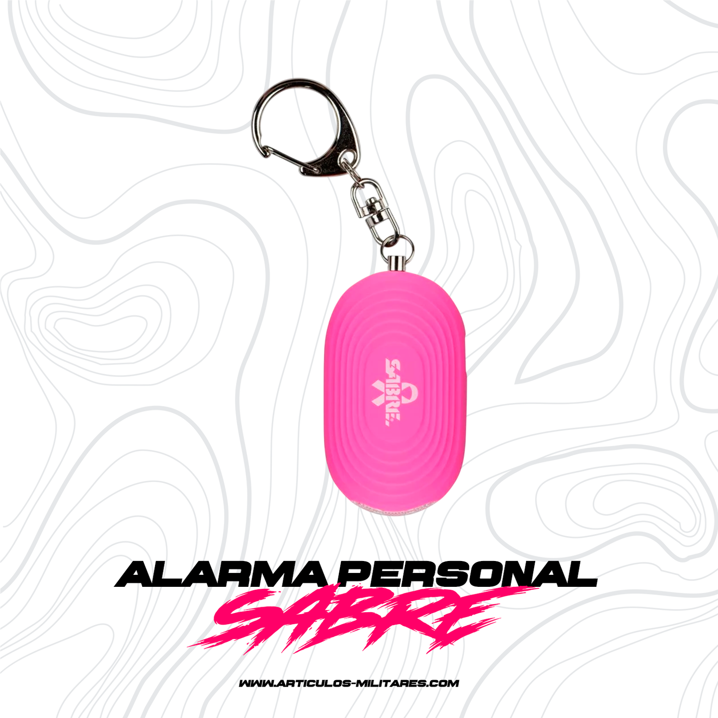 Alarma Personal Portatil 2 En 1 Sabre