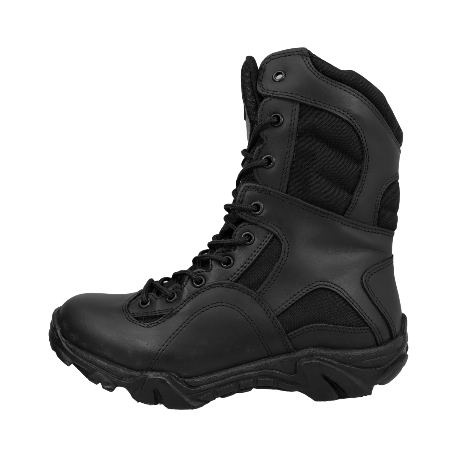 Botas Militares Tacticas SK7 SWAT RD Negro Con Cierre