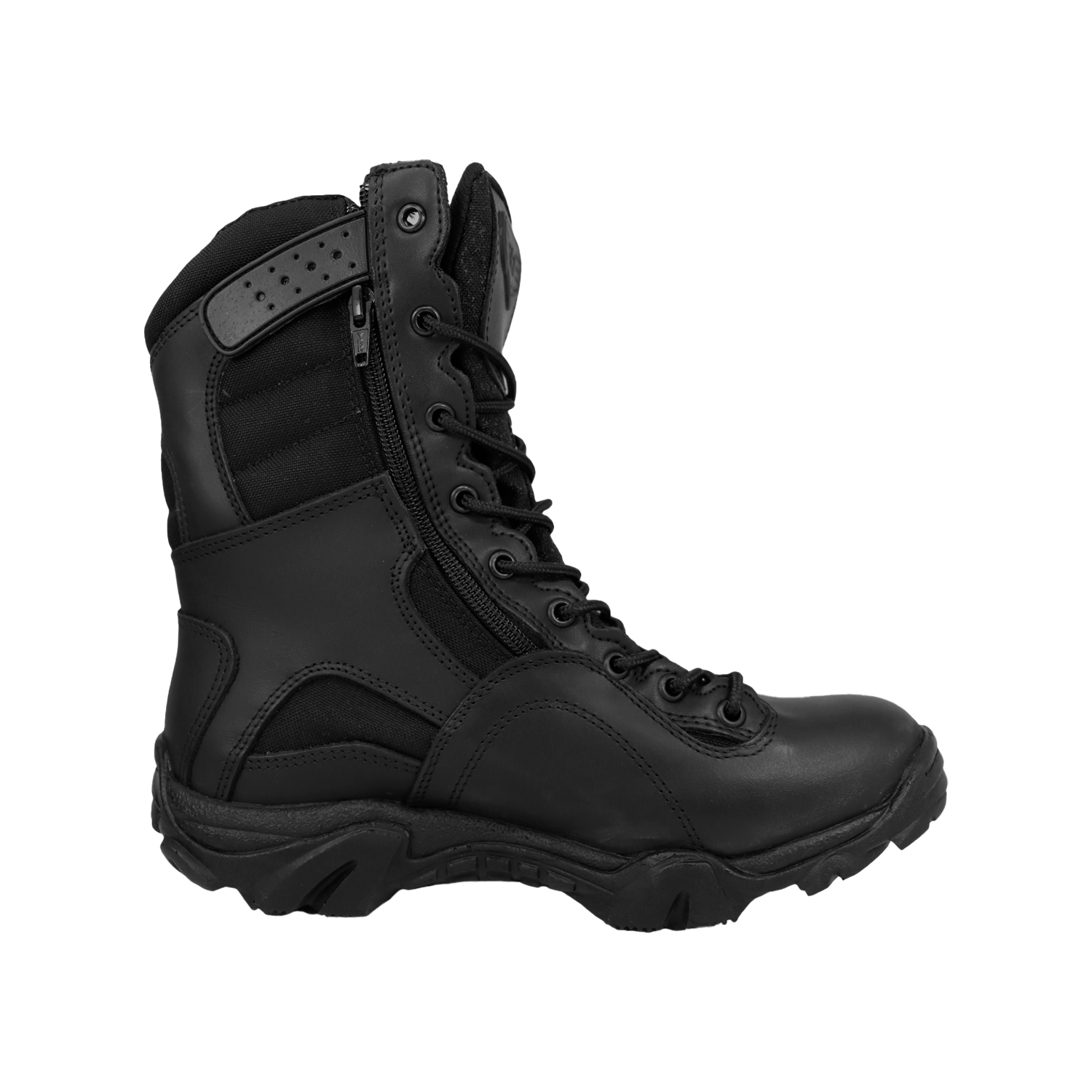 Botas Militares Tacticas SK7 SWAT RD Negro Con Cierre