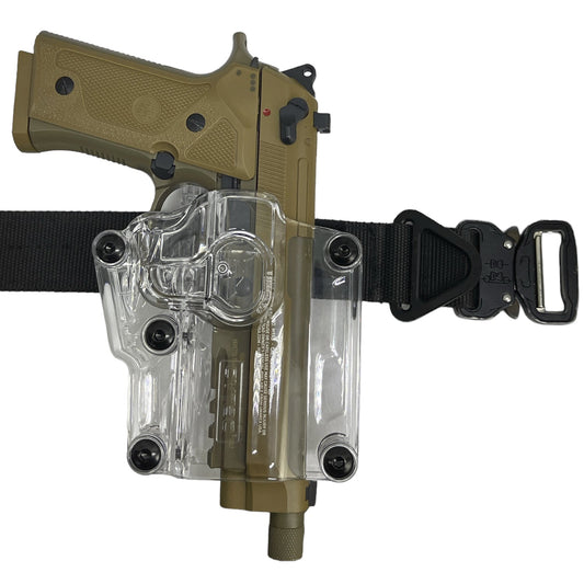 Funda para pistola Universal ajuste de clip transparente.