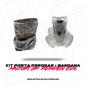 Funda Porta Esposas Transparente Con Bandana KIT MILFORT