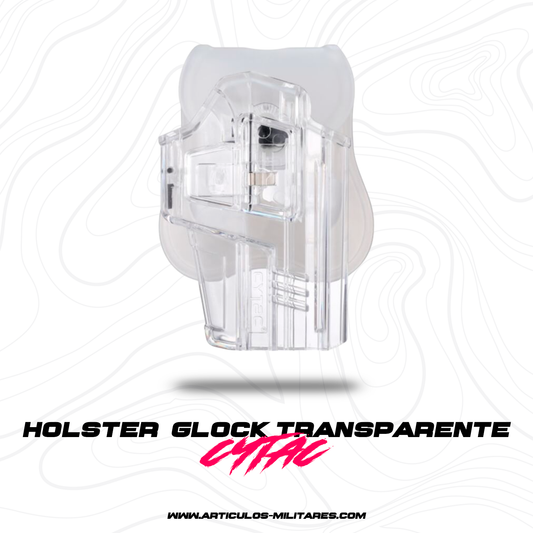Holster Transparente Pistola Glock 17, 22, 31 CYTAC