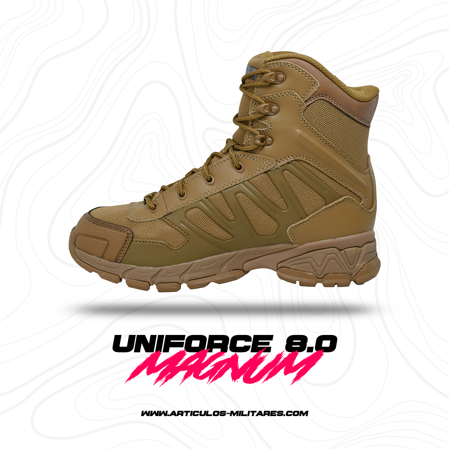 Botas Tacticas Magnum Uniforce 8.0 Antiderrapantes Residen Evil Militaria