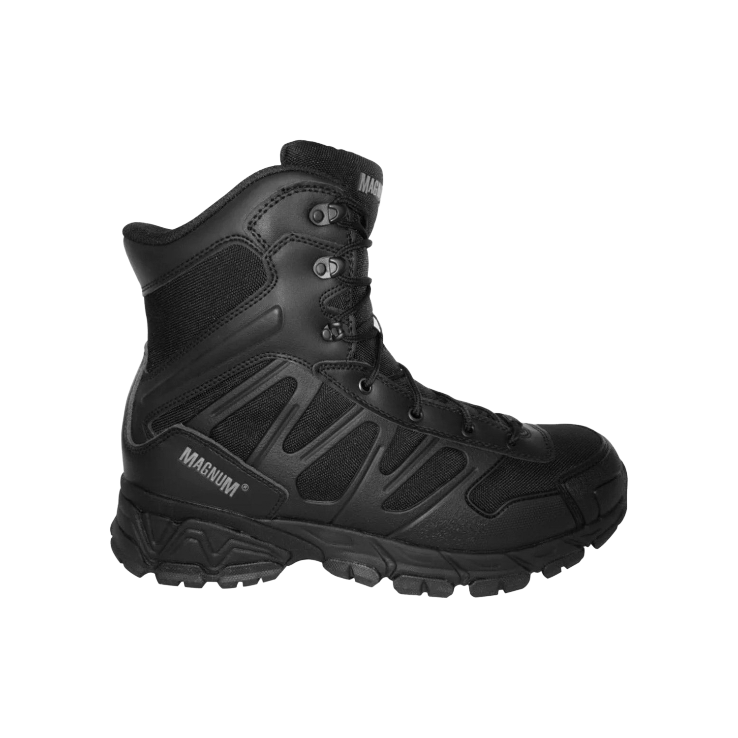 Botas Tácticas Magnum Uniforce 8.0 Negro Antiderrapantes