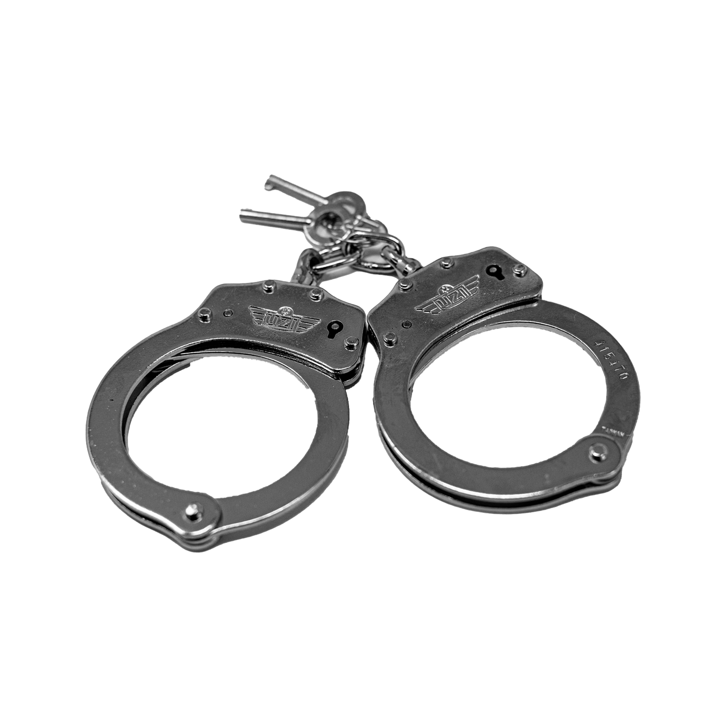 Esposas Seguridad Policiacas De Acero 2 Llaves Uzi