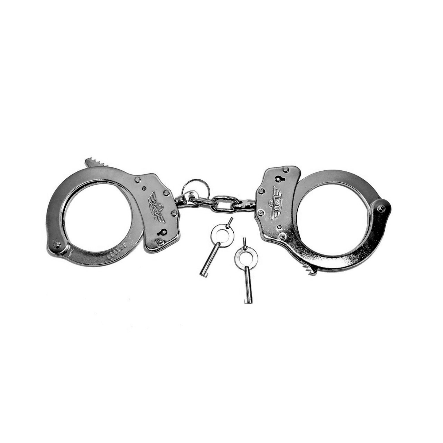 Esposas Seguridad Policiacas De Acero 2 Llaves Uzi