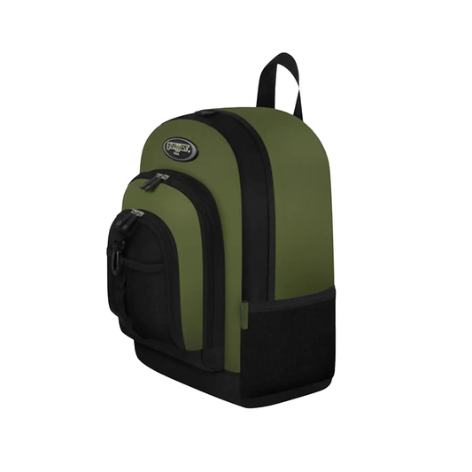 Mochila Escolar East West Con Gancho Porta Llavero Y Botella