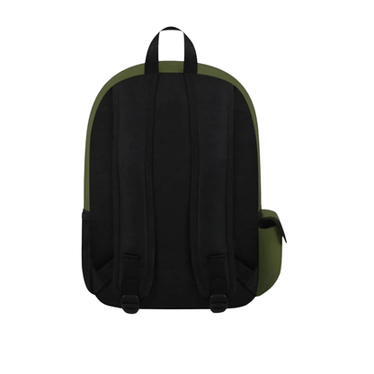 Mochila Escolar East West Con Gancho Porta Llavero Y Botella