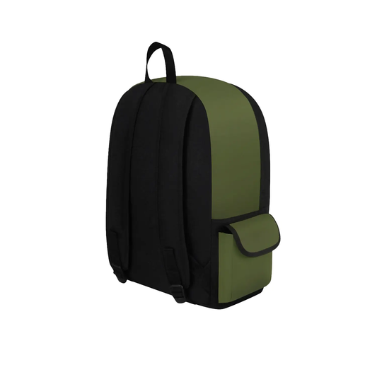 Mochila Escolar East West Con Gancho Porta Llavero Y Botella