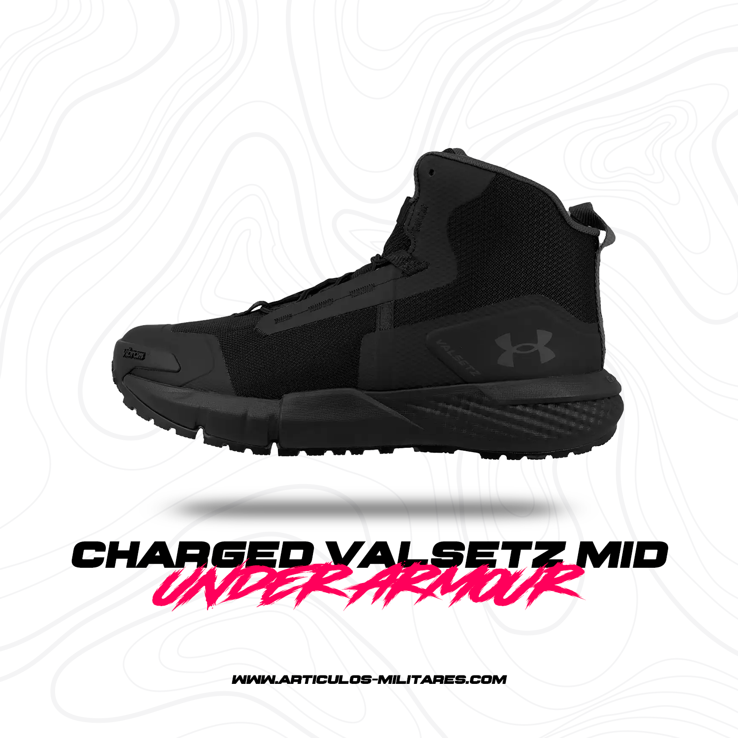 Botas Under Armour Charged Valzetz Mid Negras