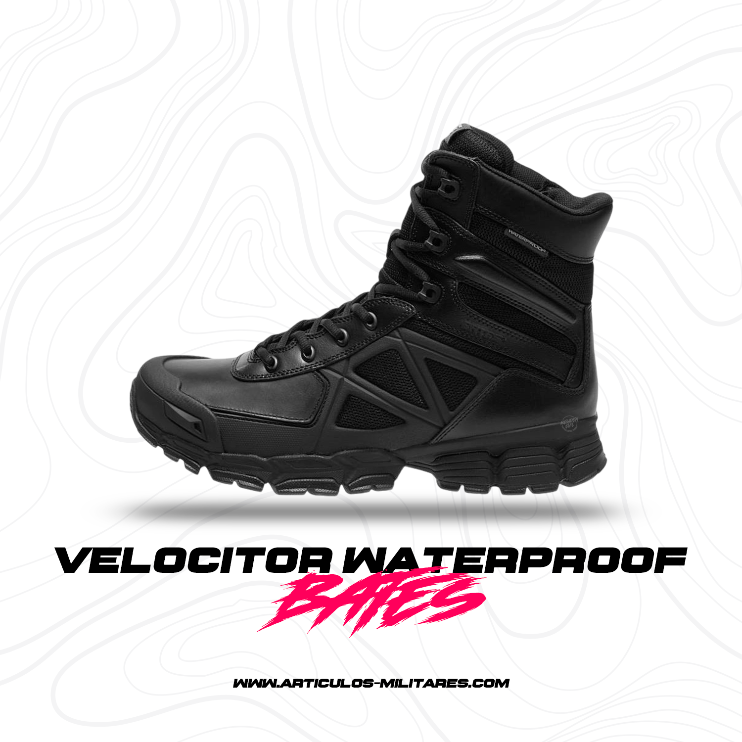 Botas Tácticas Velocitor Bates Waterproof