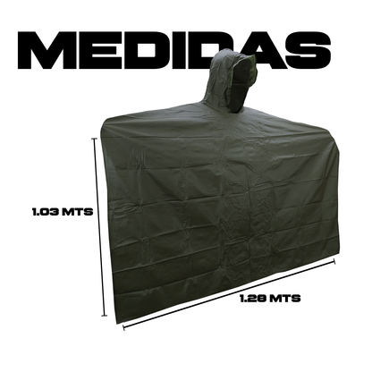Impermeable Ligero Con Capucha Residen Evil Militaría
