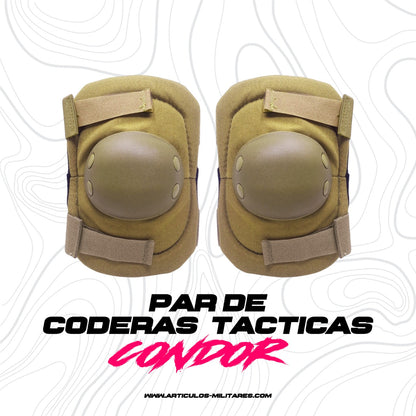 Las coderas Cóndor EP1-498 son un equipo táctico de protección diseñado para ofrecer seguridad, comodidad y durabilidad. Están fabricadas con espuma de alta densidad de 0,5 pulgadas (0,5”) que absorbe impactos y reduce la transmisión de golpes al codo.