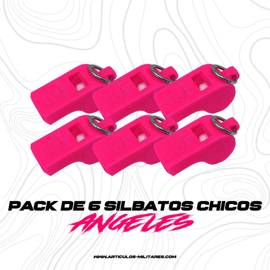 Silbato Profesional 6 Piezas Los Angeles Varios Colores