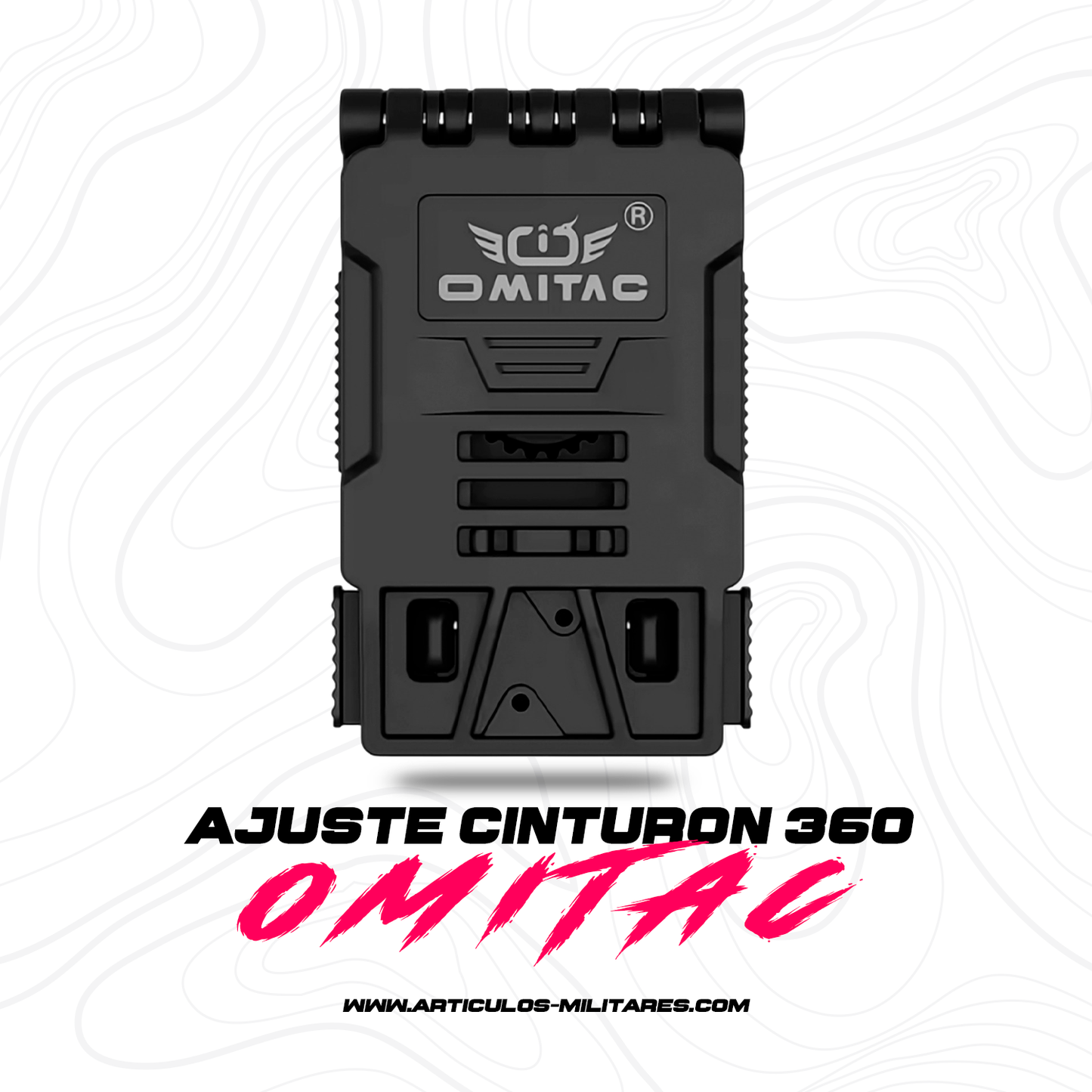 Clip Cinturon Gancho De Sujecion 360° Para Holster Omitac