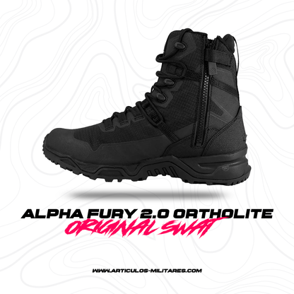 Botas Tácticas Alpha Fury 2.0 Ortholite Negras ORIGINAL SWAT SWAT ORIGINAL