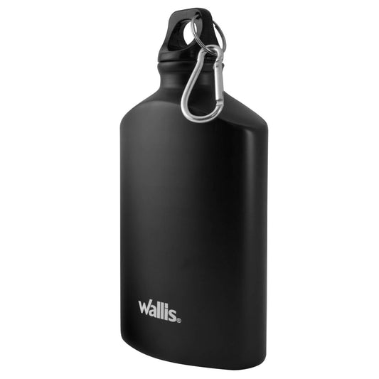 Cantimplora Anfora Aluminio Gancho Y Tapa Rosca 500ml Wallis