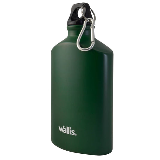Cantimplora Anfora Aluminio Gancho Y Tapa Rosca 500ml Wallis