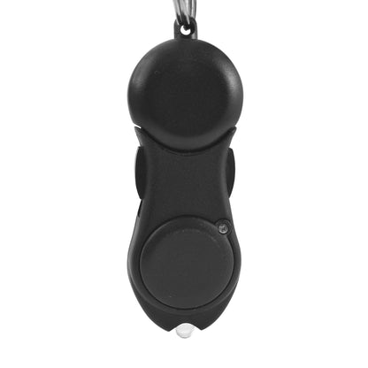 Llaveros con termómetro y luz LED, negro Wallis