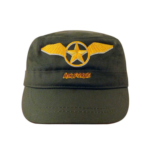 Gorra Air Force Verde Olivo Fidel Algodón Wallis Chanchomon