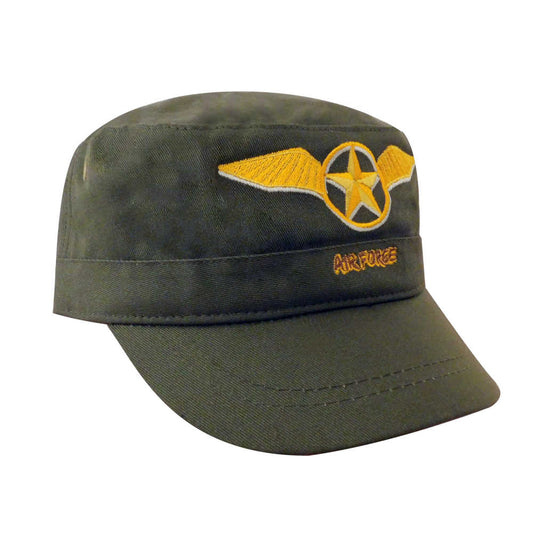 Gorra Air Force Verde Olivo Fidel Algodón Wallis Chanchomon