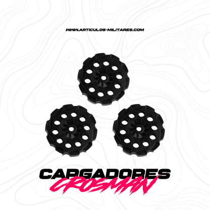 KIT 3 Cargadores para Pistola Vigilante y 3576w de CROSMAN Crosman