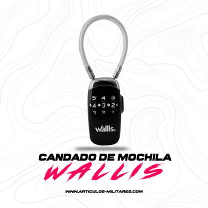Candado wallis Para Maletas con 3 discos